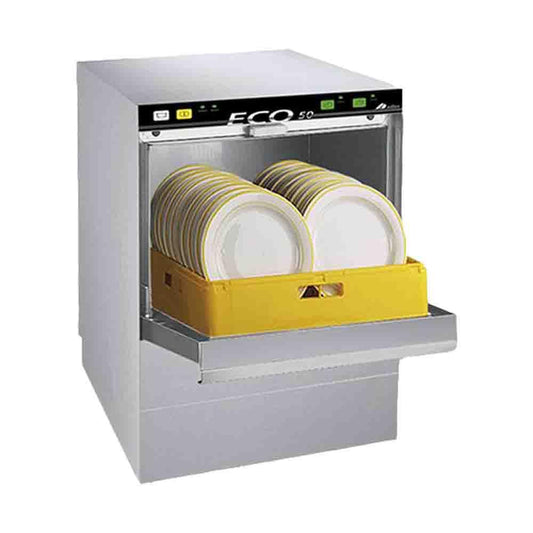 CRT ECO50 Lavavajilla Acero Inoxidable Restaurante Cocina Profesional Comercial Industrial Comedor Cafeteria Tienda Pizzeria Minisuper Supermercado Establecimiento Banquetes Comida Cenaduria Fonda Servicio Catering Comida Rapida Bares Hoteles Resorts Limpieza. KitchenMax.Store. Envíos seguros a todo México. Cotiza hoy mismo.