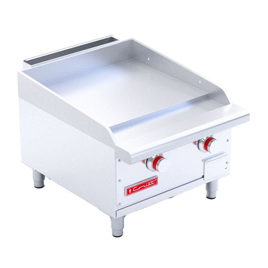PLANCHA CORIAT CV-2 MASTER DE MESA | Plancha | 2 Quemadores Tipo "U" | Placa 3/4 Espesor | Gas |  Carnes Aves Res Pollo Pesados Burritos Guiados Pan Molletes