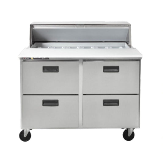 Centerline CLPT-4812-DW 48” Mesa Preparacion Trabajo 4 Insertos 123.4 cm -  - Centerline - KitchenMax Store