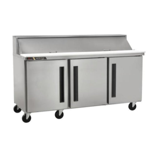 Centerline CLPT-7230-SD-RRR 72” Mesa Preparacion MegaTop 3 Puertas Solidas Abertura Derecha Derecha 184.1 cm -  - Centerline - KitchenMax Store