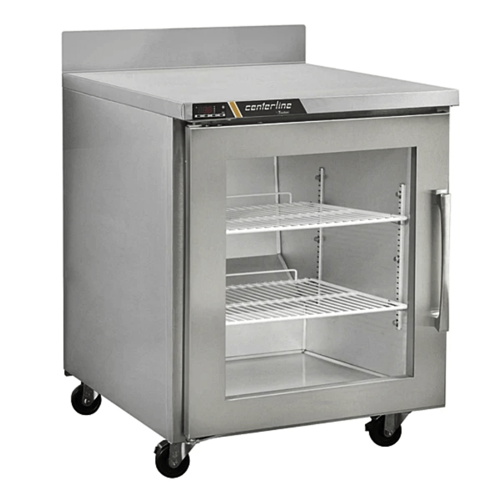 Centerline CLUC-27R-GD-L 27" Refrigerador Bajo Barra Puerta Cristal Abertura Izquierda 69.9 cm frente -  - Centerline - KitchenMax Store