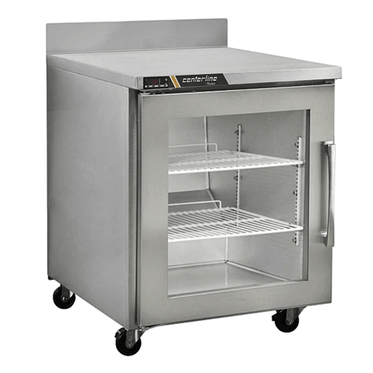 Centerline CLUC-27R-GD-L 27" Refrigerador Bajo Barra Puerta Cristal Abertura Izquierda 69.9 cm frente -  - Centerline - KitchenMax Store