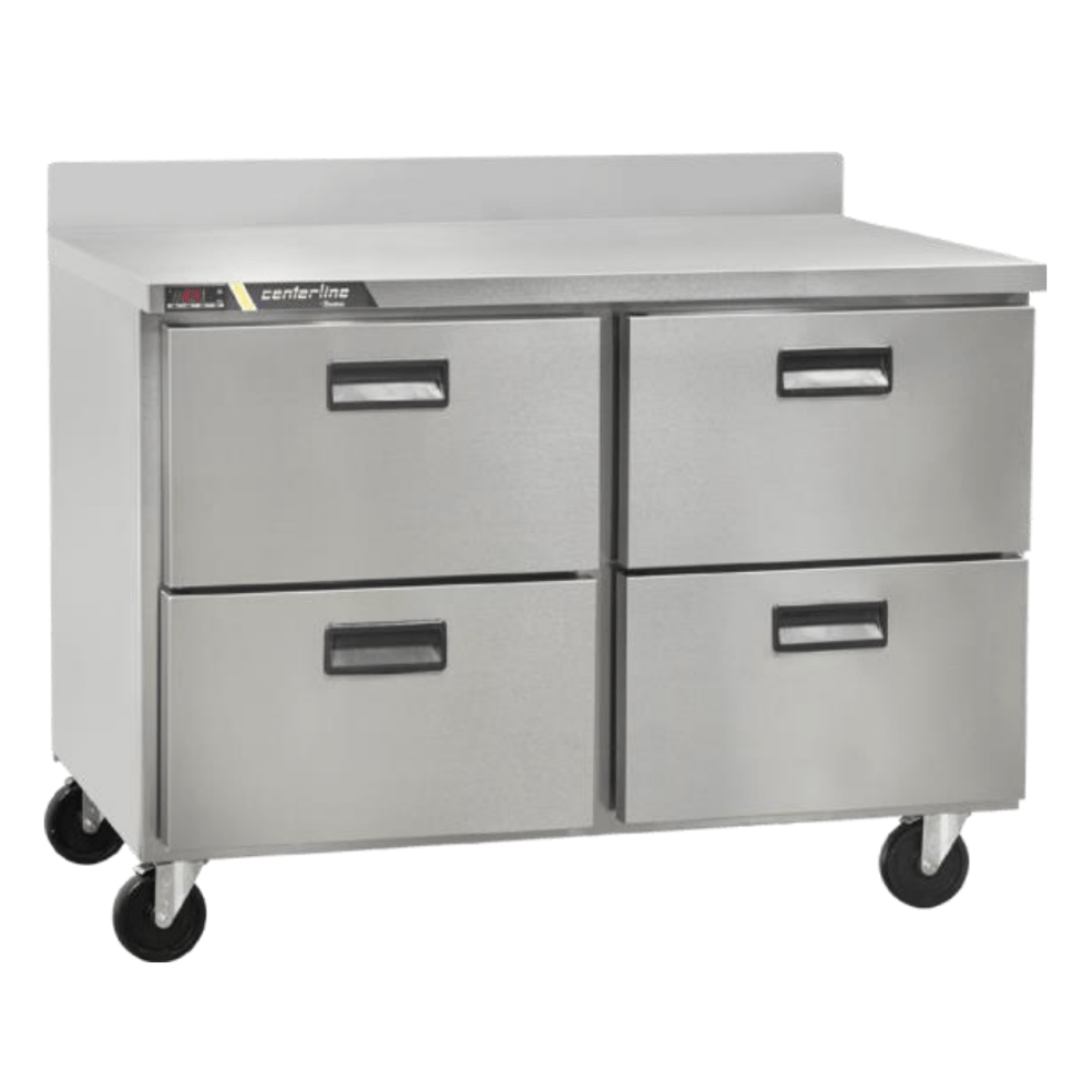 Centerline CLUC-48R-DW-WT Refrigerador Bajo Barra Mesa de Trabajo 4 Cajones -  - Centerline - KitchenMax Store