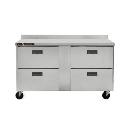 Centerline CLUC-60F-DW-WT 60” Congelador Bajo Barra Mesa Trabajo 4 Cajones -  - Centerline - KitchenMax Store