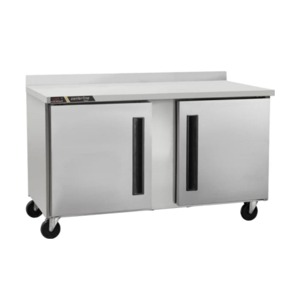 Centerline CLUC-60F-SD-WTLL 60” Congelador Bajo Barra Mesa Trabajo 2 Puertas Solidas Abertura Izquierda-Izquierda 152.9 cm -  - Centerline - KitchenMax Store