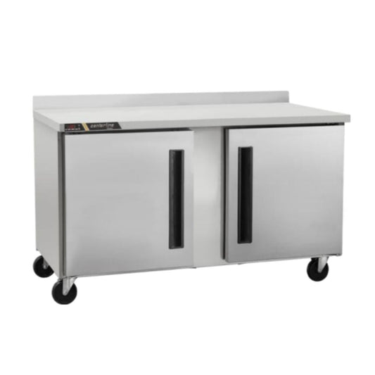 Centerline CLUC-60F-SD-WTLL 60” Congelador Bajo Barra Mesa Trabajo 2 Puertas Solidas Abertura Izquierda-Izquierda 152.9 cm -  - Centerline - KitchenMax Store