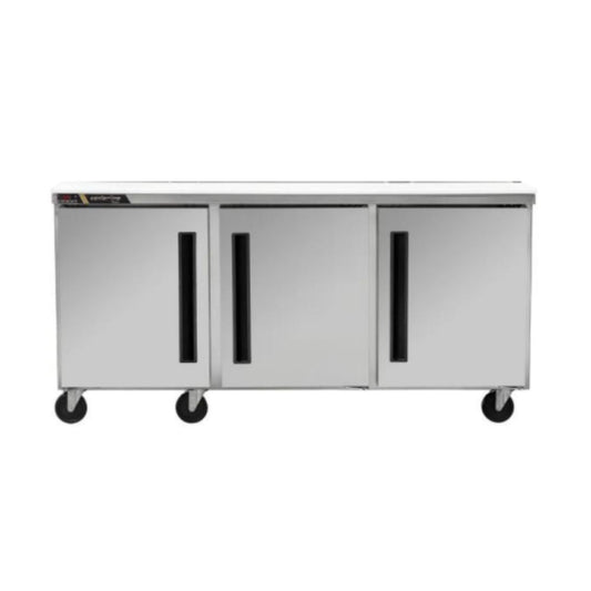 Centerline CLUC-72F-SD-LLL 72” Congelador Bajo Barra 3 Puertas Solidas Abertura Izquierda Izquierda 183.3 cm -  - Centerline - KitchenMax Store