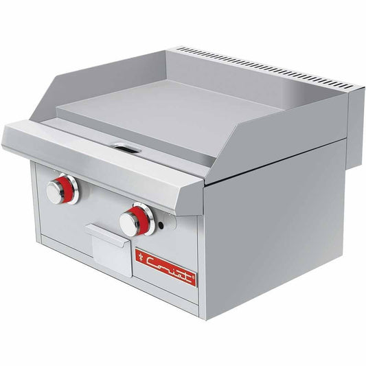 Coriat CH-2 PETIT Plancha Frente 59 cm Gas 2 Controles - Planchas - Coriat - KitchenMax Store