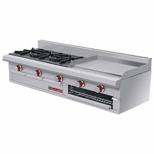 Coriat EC-3-GRILL MESA PETIT  Estufa 3 Quemadores Plancha Gas - Estufas Maestras - Coriat - KitchenMax Store