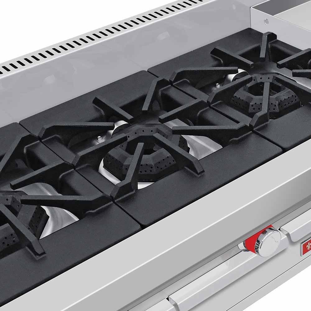 Coriat EC-3-GRILL MESA PETIT  Estufa 3 Quemadores Plancha Gas - Estufas Maestras - Coriat - KitchenMax Store