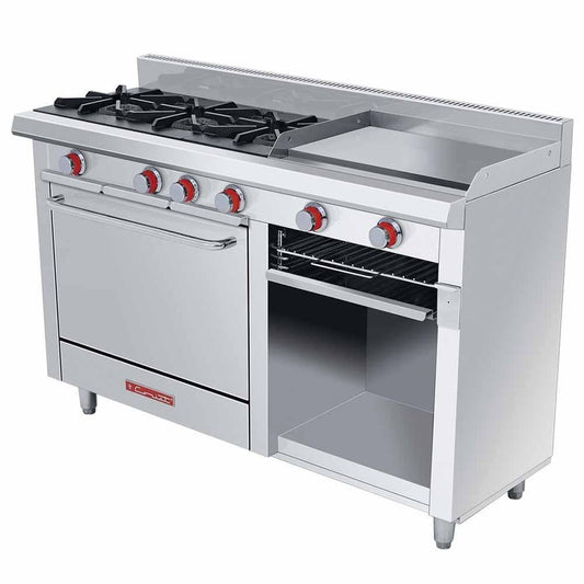 Coriat EC-3-H-GRILL PETIT Estufa 3 Quemadores Horno Plancha - Estufas / Parrillas - Coriat - KitchenMax Store