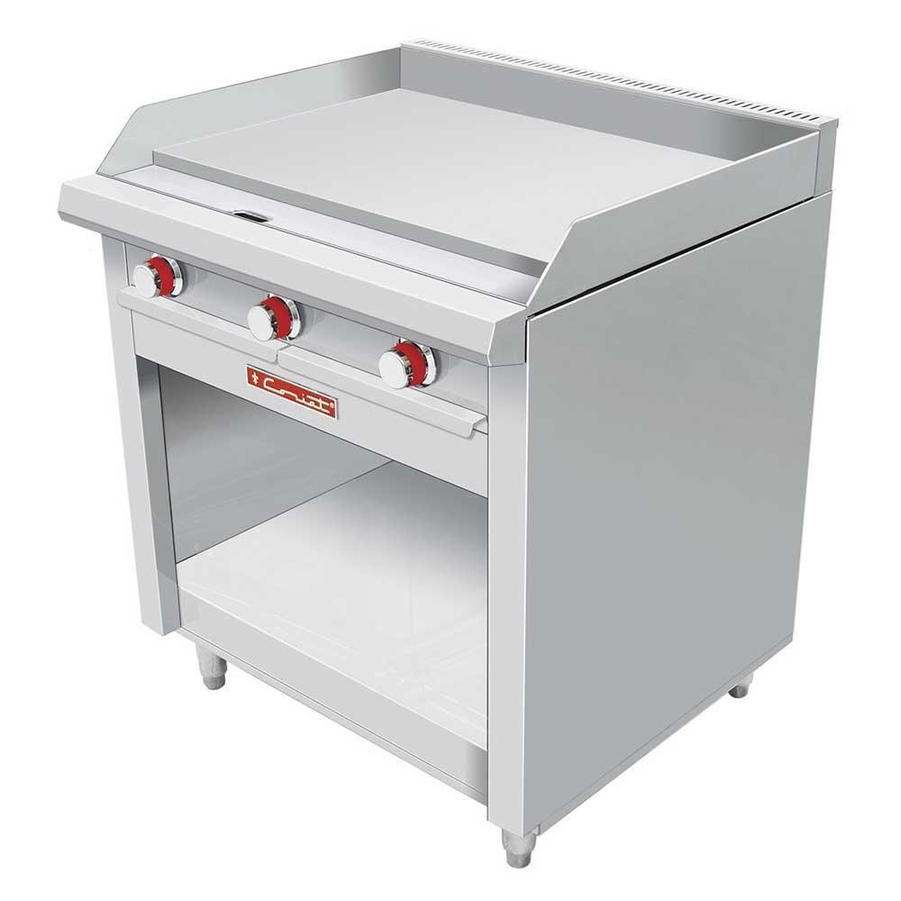 CORIAT EC-GA-GRILL HD | Plancha | Restaurante Hotel Fonda Cenaduria | Frente 88 | Gabinete | Gas | Lámina Acero Aluminizado | Plancha Gabinete Guardar Cosas Quemador Residuos Charola Cocción Alimentos Respaldo Acero Uso Rudo Comedor LP Gas Natural Restaurante Hotel Grill Heavy Duty Escurrimientos