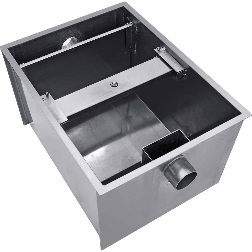 Coriat IC-187 240510 Interceptor Grasa 3.5 Pulgadas 45Kg Acero Inoxidable Gris - Trampas Grasa - Coriat - KitchenMax Store