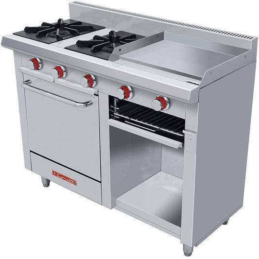 Coriat MINICHEF PETIT Estufa 2 Parrillas 2 Quemadores Horno Plancha - Estufas / Parrillas - Coriat - KitchenMax Store