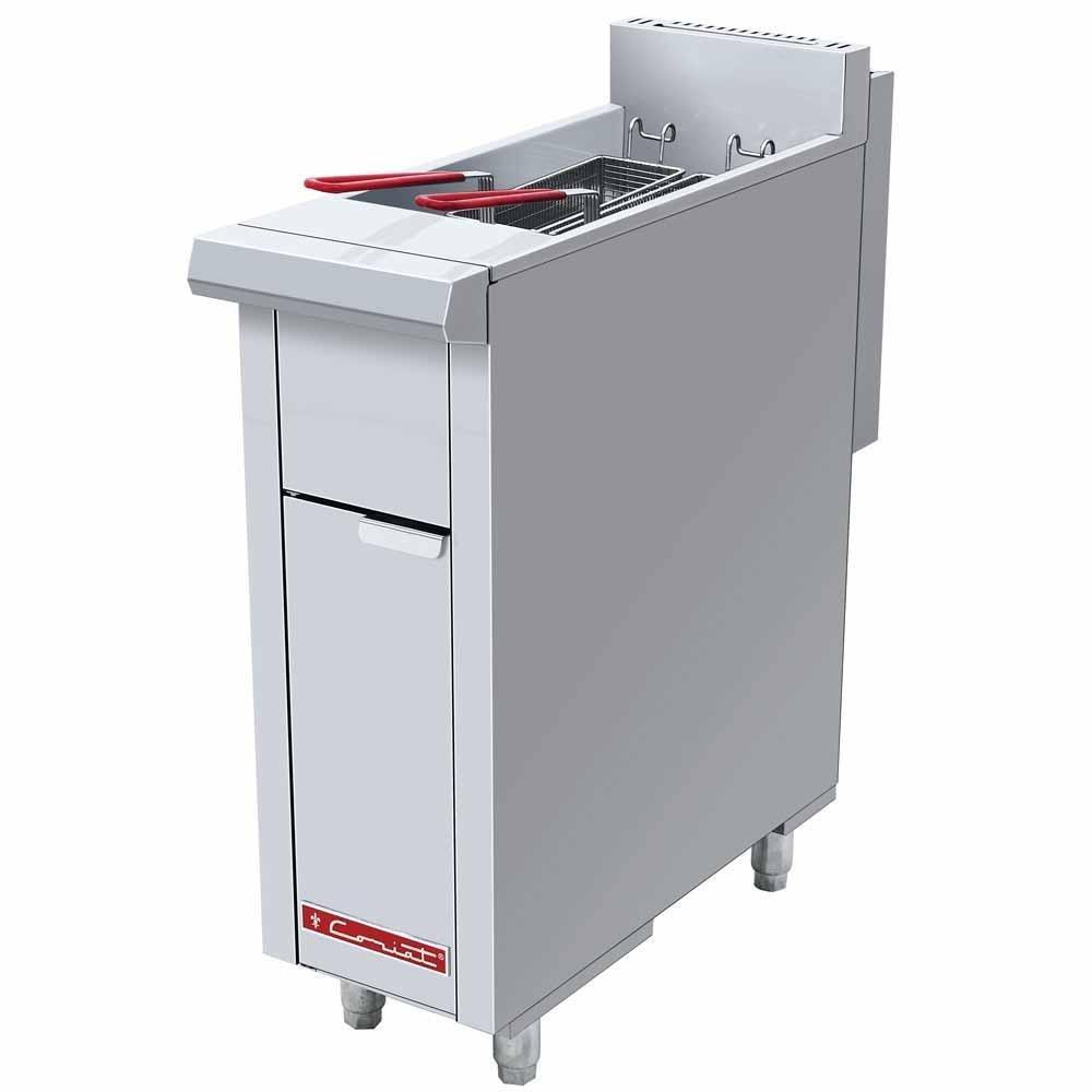 Coriat Master TURBO-16-2Q  Freidora Gas 1 Tina 2 Canastillas - Freidores - Coriat - KitchenMax Store