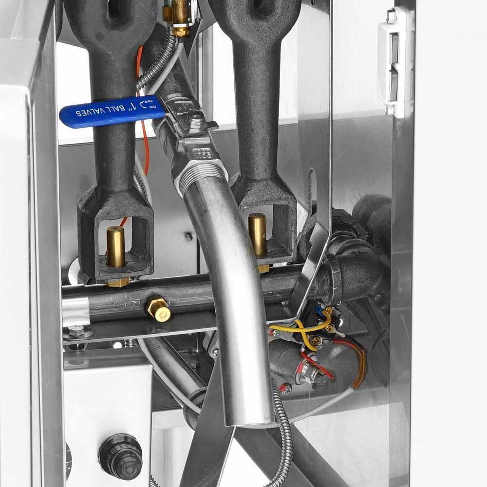 Coriat Master TURBO-16-2Q  Freidora Gas 1 Tina 2 Canastillas - Freidores - Coriat - KitchenMax Store