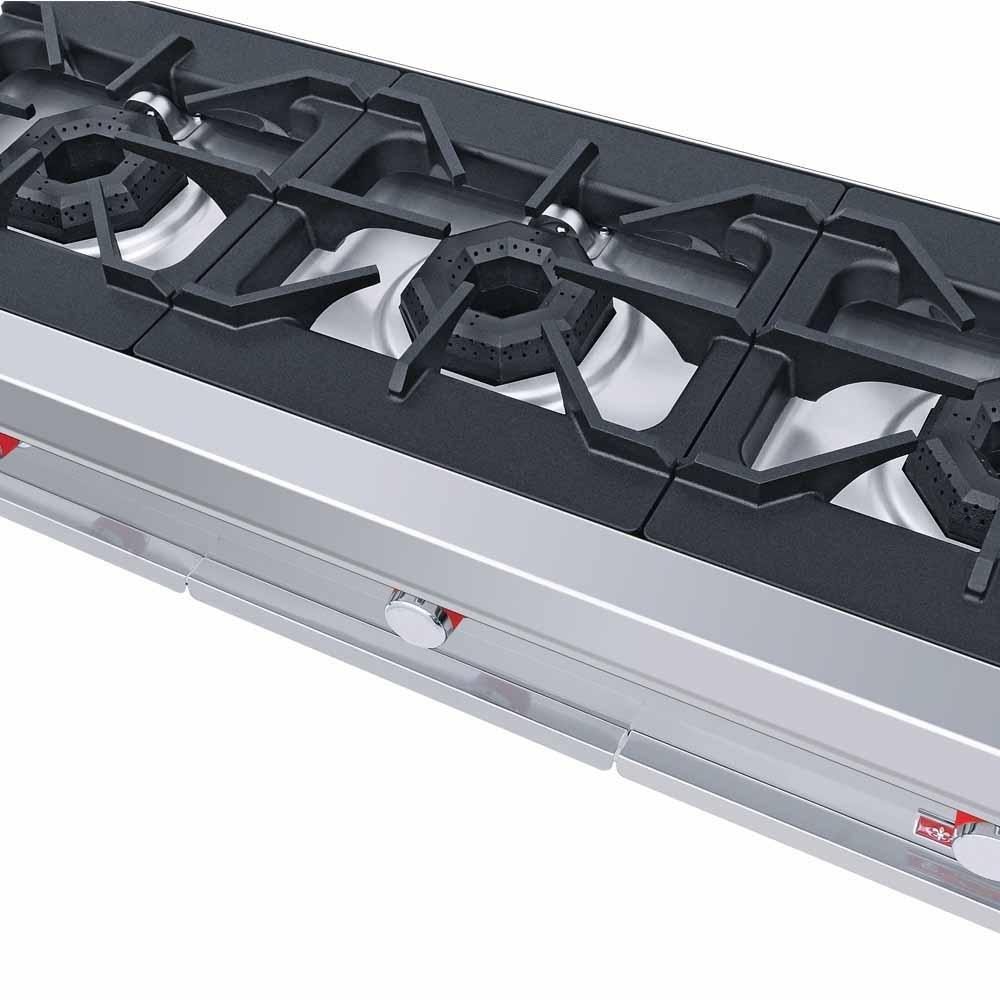 PARRILLA CORIAT PCH-4 DE PISO HD | Parrilla 4 Quemadores | 4 Parrillas Hierro Fundido | 4 Cubiertas Semi-Selladas | Gas | Comisariatos Comida corrida Funerarias Hotelería Cafetería Hospitales Comedores Industriales