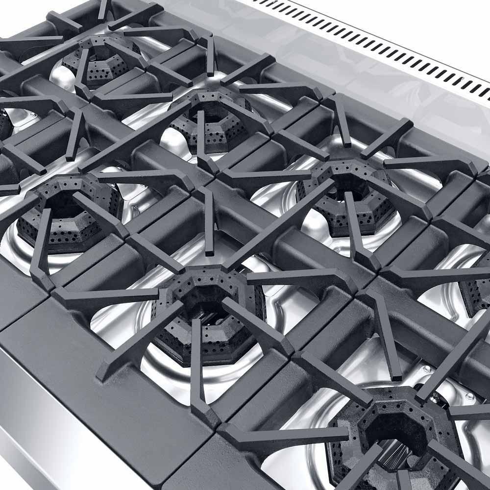 PARRILLA CORIAT PCV-8 DE MESA HD | Parrilla 8 Quemadores | 4 Parrillas Hierro Fundido | 4 Cubiertas Semi-Selladas | Gas | Parrilla Quemadores Restaurante Preparacion Coccion Cocina Industrial Charola Uso Rudo Alimentos Sin Horno Base Respaldo Hierro Piloto Aislamiento Térmico Gas Cafetería Bistró Hotel Gourmet