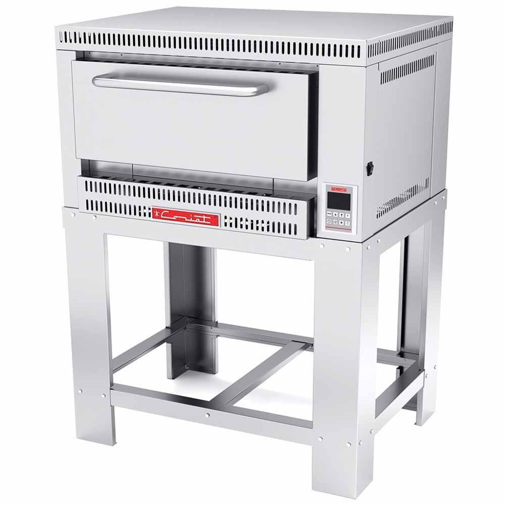 HORNO CORIAT PIZZINO-1 PETIT | Horno 1 Pizza 40 cm Ø | Piso Refractario | 1 Termostato Digital | Gas | Pizza Restaurante Cafetería Hotel Negocio Pizzería Cocina Área de comida Comedor