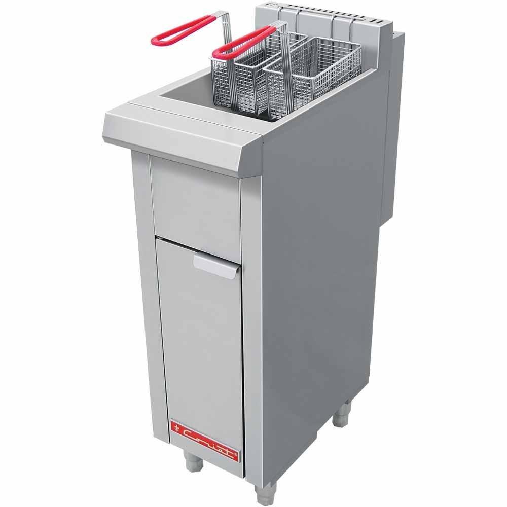 Coriat TURBO-10-2Q PETIT Freidora Gas 1 Tina 2 Canastillas - Freidores - Coriat - KitchenMax Store