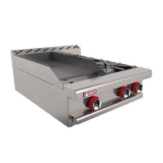 Delta Master 1-G-2-Q Mixto Plancha Parrilla 61 cm Gas 3 Controles Acero Inoxidable -  - Delta - KitchenMax Store