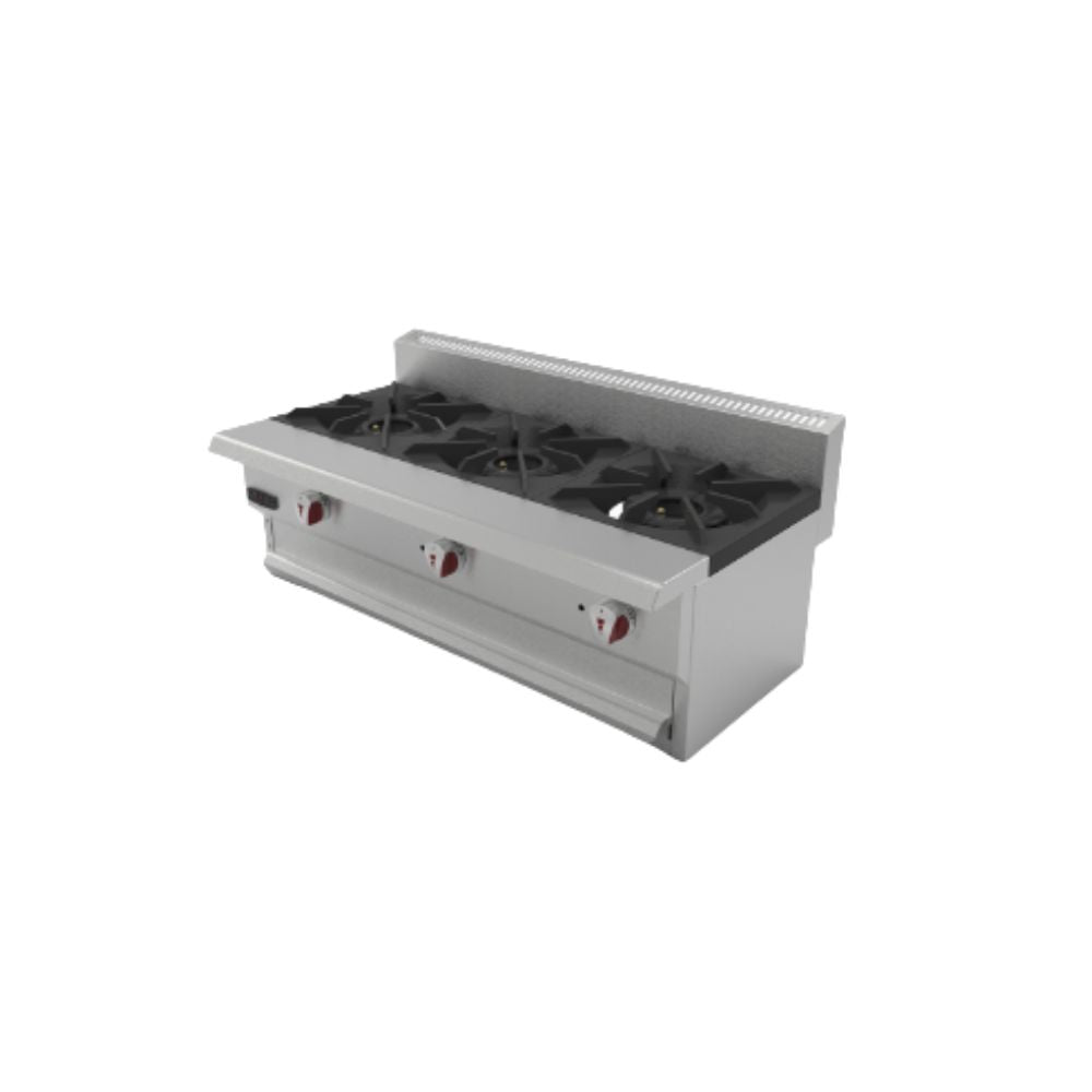 Drago CG-30-SLIM Parrilla 3 Quemadores Frente 92 cm Gas Acero Inoxidable -  - Drago - KitchenMax Store