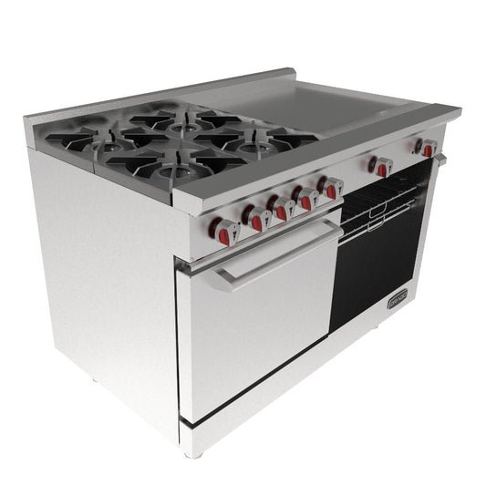 Drago CG-41 PD Estufa 4 Quemadores Horno Plancha Gratinador -  - Drago - KitchenMax Store