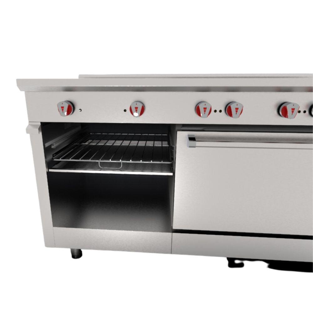 Drago CG-61PD Estufa 6 Quemadores Horno Plancha Gratinador -  - Drago - KitchenMax Store