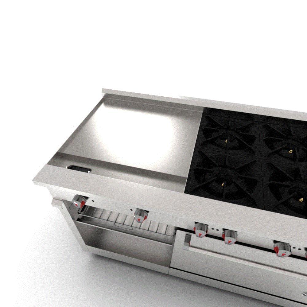 Drago CG-61PD Estufa 6 Quemadores Horno Plancha Gratinador -  - Drago - KitchenMax Store