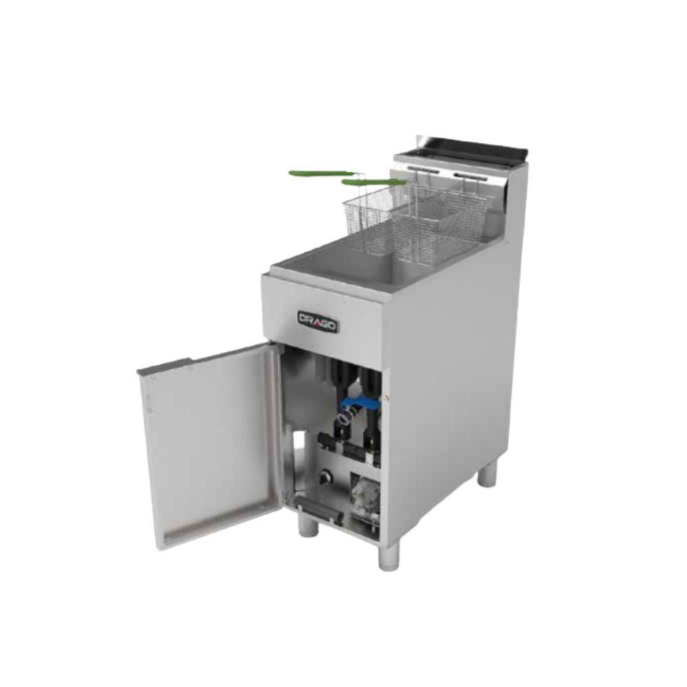 Drago FG-16 RS Freidor 2 Canastillas Acero Inoxidable -  - Drago - KitchenMax Store