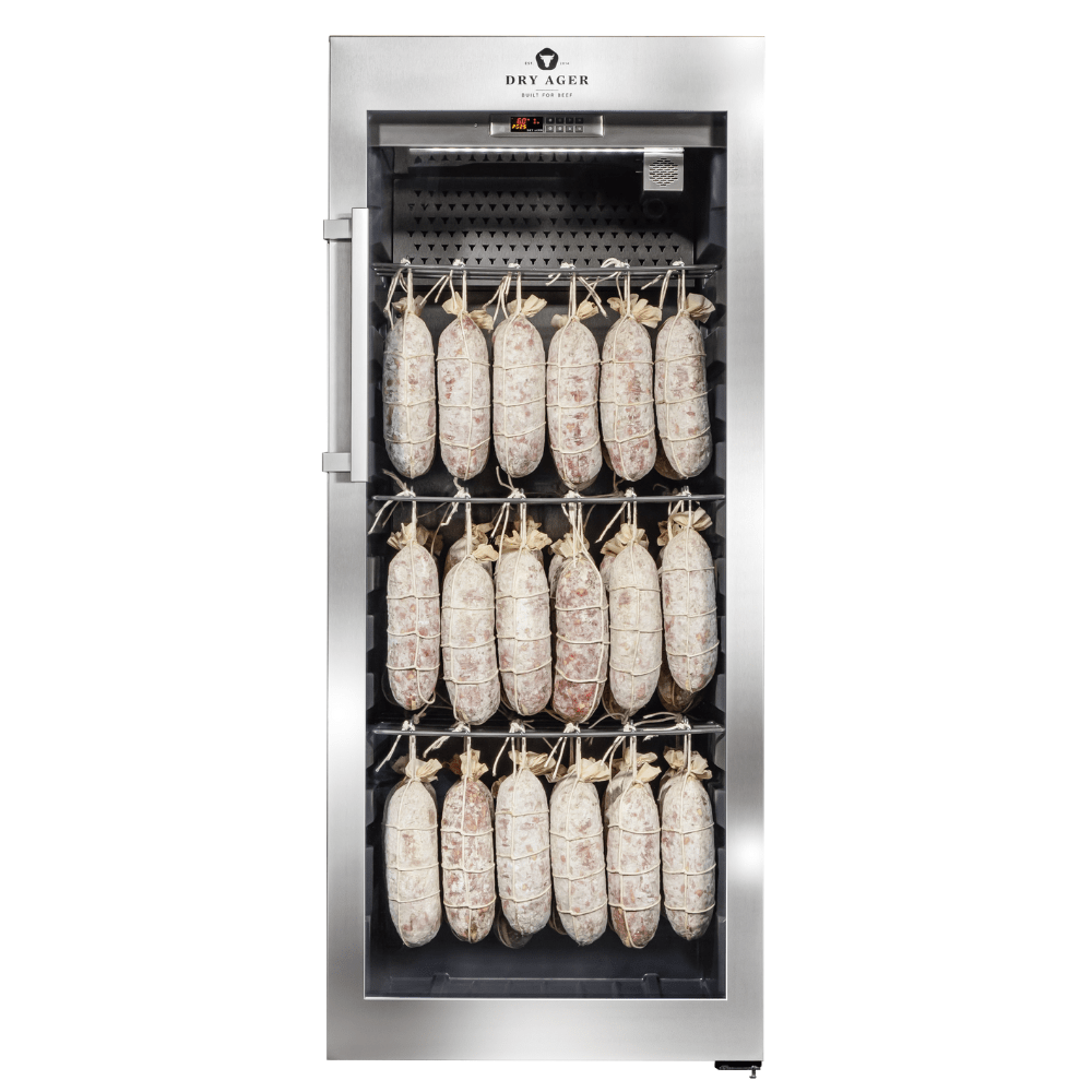 Dry-Ager DX1000PS Añejador Madurador Carne Gourmet Restaurante Hotel Cocina Profesional Cortes Aves Pescados Quesos Vino Tinto Kitchenmax.store