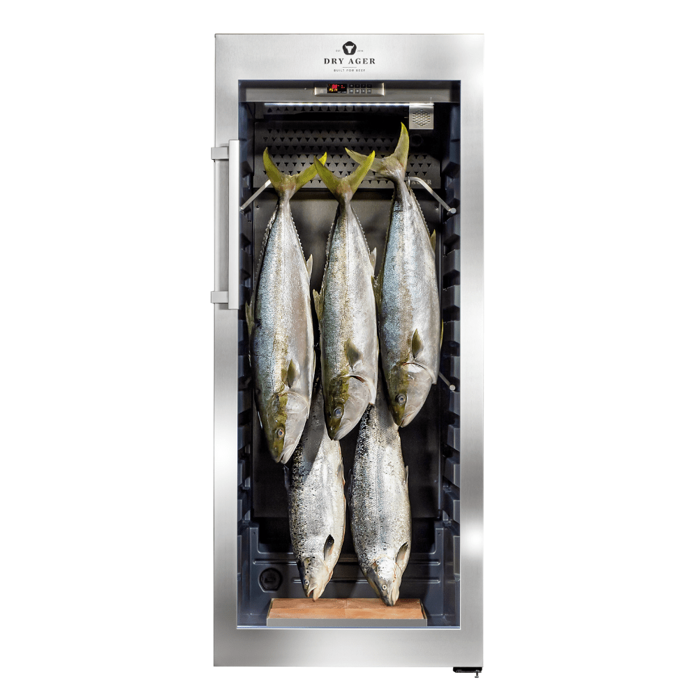 Dry-Ager DX1000PS Añejador Madurador Carne Gourmet Restaurante Hotel Cocina Profesional Cortes Aves Pescados Quesos Vino Tinto Kitchenmax.store