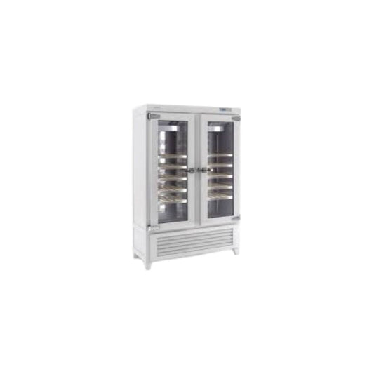 ENFRIADOR INFRICO EVV49R2G | Enfriador Botellero Vertical para Vinos | 2 Puertas Cristal | 180 Botellas | Madera | Bar Restaurante Hotel Refrigerar Congelar Cocina Comedor Cocina Industrial Conservar