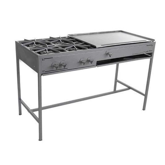 Ferro 16543013  Parrilla 4 Quemadores Plancha Gas LP - Parrilla - Ferro - KitchenMax Store