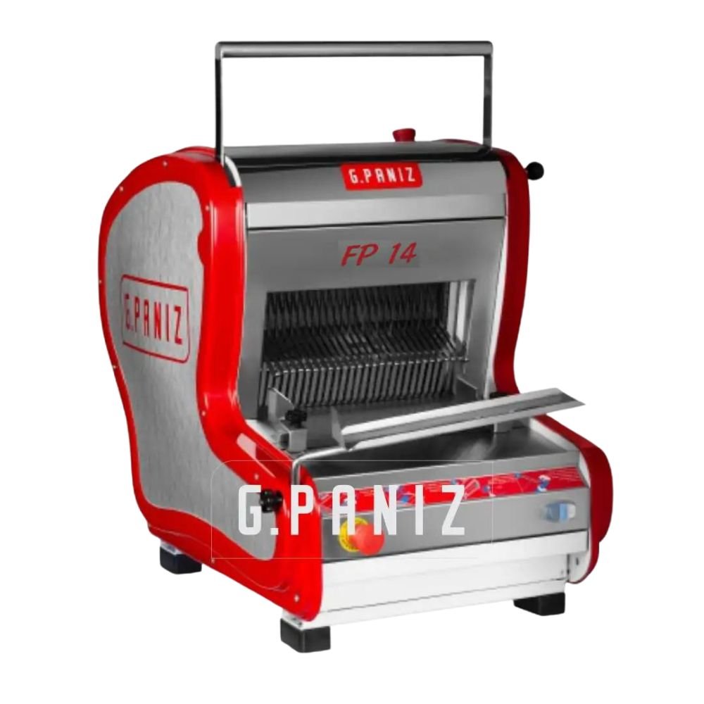 G.paniz FP14G2 Rebanadora Pan 360 Panes Lamina Acero Carbono -  - G.Paniz - KitchenMax Store