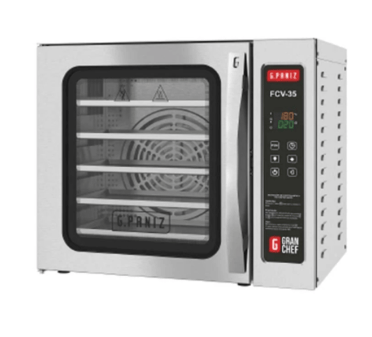 G. Paniz FCV35 Horno Conveccion Vapor 5 Charolas Panaderia Pizzas Croissants Panel Digital 220V - Horno de conveccion - G.Paniz - KitchenMax Store