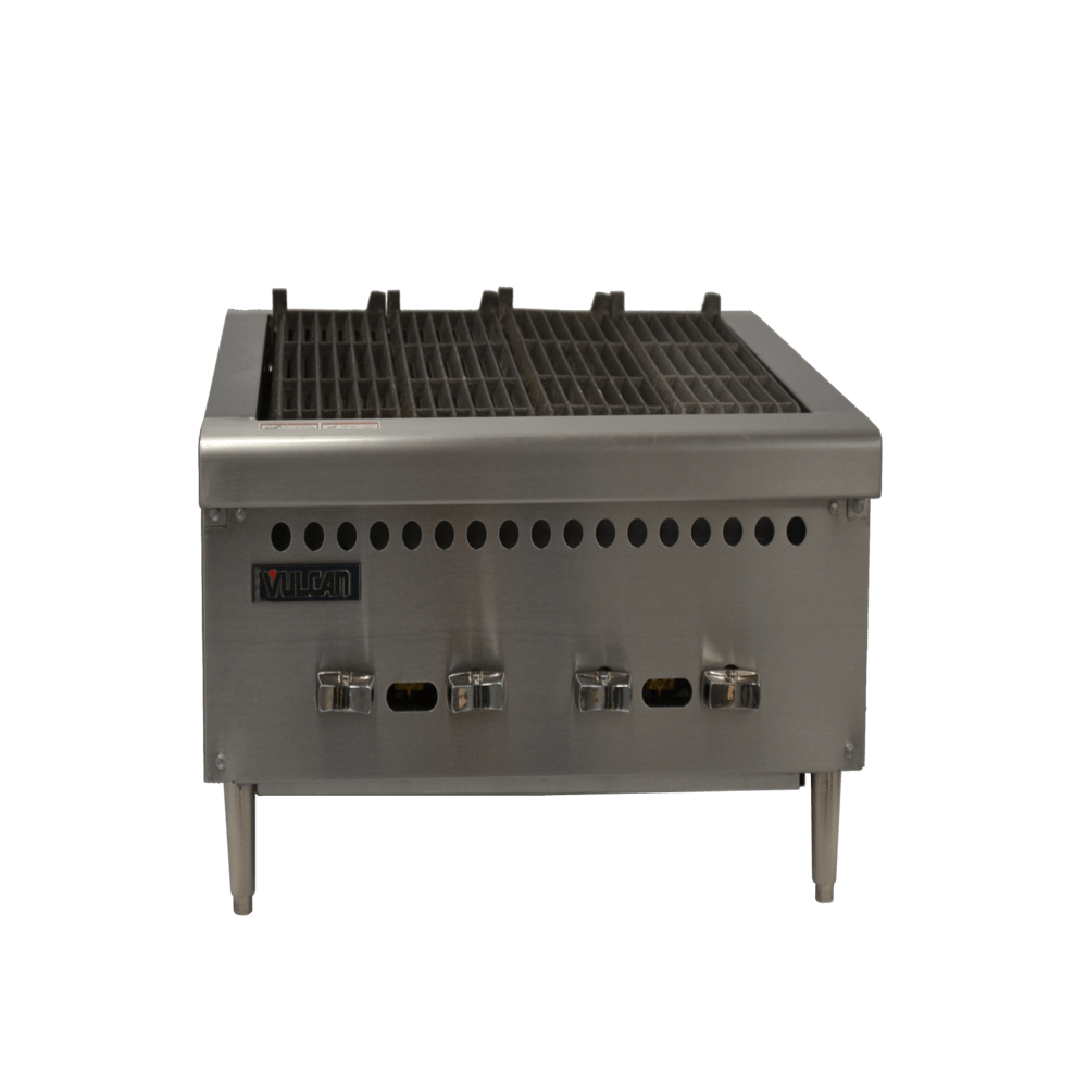 Hobart Vulcan VCRB25 Asador Frente -25 Pulgadas- Gas 4 Controles Acero Inoxidable Gris - Asador - Vulcan - KitchenMax Store