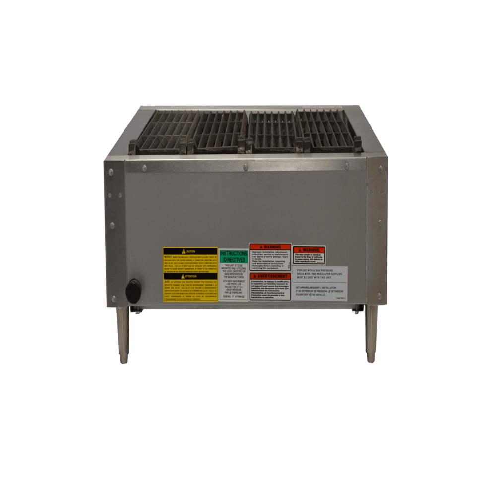 Hobart Vulcan VCRB25 Asador Frente -25 Pulgadas- Gas 4 Controles Acero Inoxidable Gris - Asador - Vulcan - KitchenMax Store