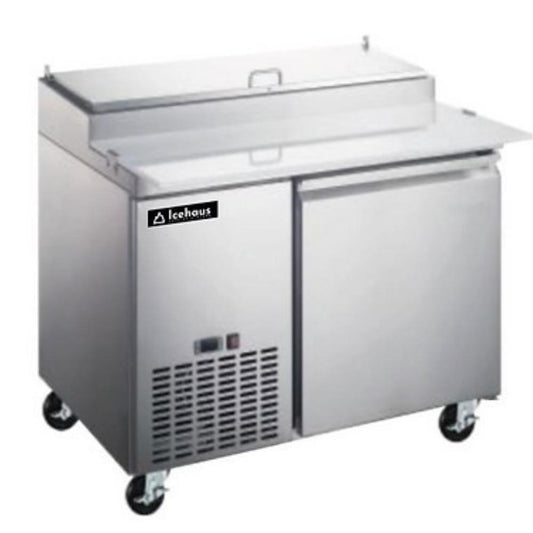 Icehaus MP-1P-SS-02 Mesa Preparacion 1 Puerta Solida 14 Pies-391 Litros - Mesas de trabajo refrigeradas - Icehaus - KitchenMax Store