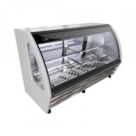 Imbera Bhs150 Vitrina Horizontal Exhibidora Cristal Curvo 2 Puertas. 153 cm. 340 Lt. /12 pies - 115 V. - Vitrinas - Imbera - KitchenMax Store