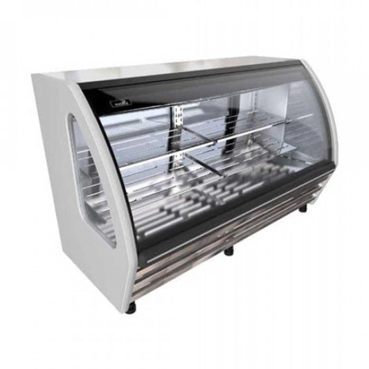 Imbera Bhs200C Vitrina Horizontal Exhibidora Cristal Curvo 2 Puertas.  183 cm. 510 Lt/18.01 pies - 115 V - Vitrinas - Imbera - KitchenMax Store
