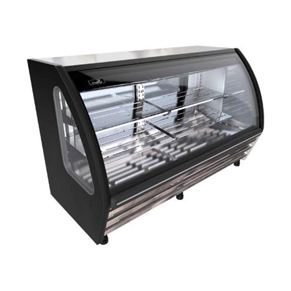 Imbera Bhs200C Vitrina Horizontal Exhibidora Cristal Curvo 2 Puertas.  183 cm. 510 Lt/18.01 pies - 115 V - Vitrinas - Imbera - KitchenMax Store