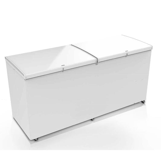 Imbera Hf-25 1014810 Congelador Horizontal Cofre 2 Tapas Solidas  25 Pies - 707.92 Litros Cuerpo Esmaltado Blanco - Congeladores Horizontales - Imbera - KitchenMax Store