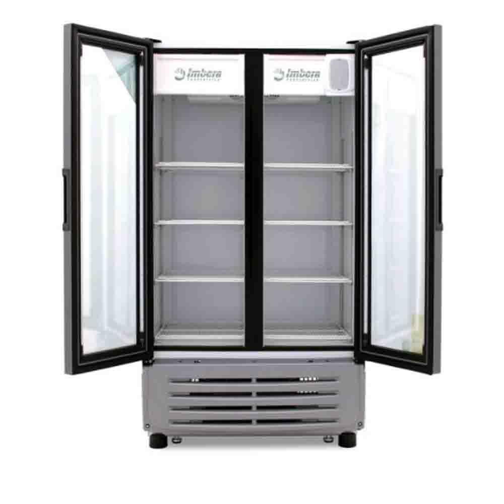 Imbera Vr19 1023803 Refrigerador Vertical 2 Puertas Cristal 8 Parrillas para Abarrotes Negocio Lacteos Industrial Cocina Cremeria Comercios Insumos Carniceria Hotel Panaderia Refresquero Latas Bar. KitchenMax.Store. Envíos seguros a todo México. Cotiza hoy mismo.