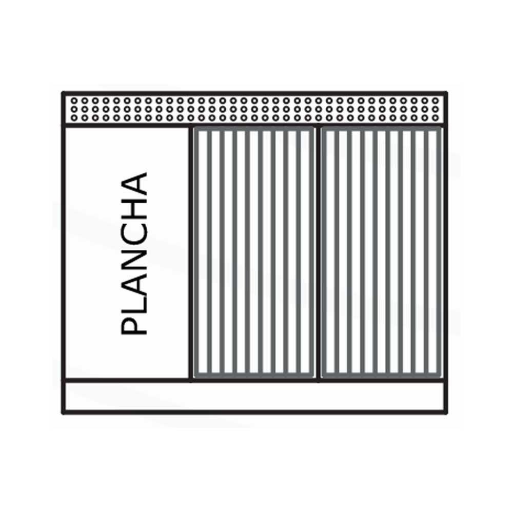 International EM3/3Q Estufa Triple 3 Quemadores Gas LP - Estufas Maestras - International - KitchenMax Store
