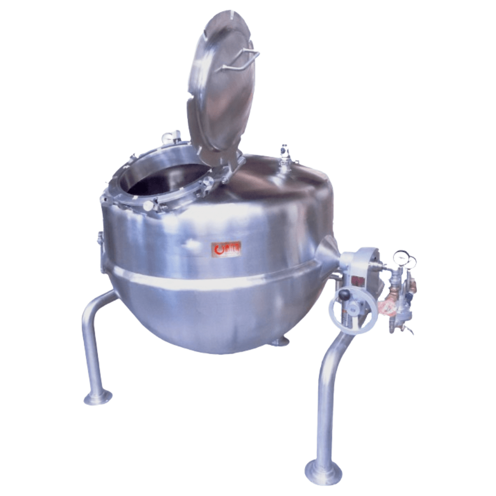 Intertecnica MMVX-100 Marmita Express de Volteo a Vapor Capacidad 395 litros NO INCLUYE Manguera de Llenado ni Accesorios - Marmitas - Intertecnica - KitchenMax Store