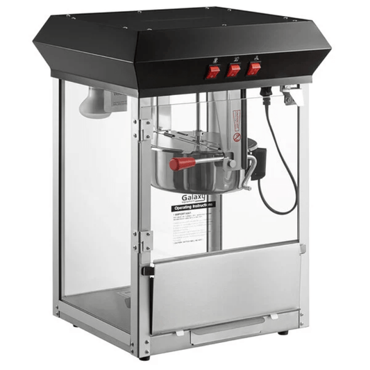 PALOMERA KITCHENMAX STORE PGALAXY 8 | Palomera | Negra | 8 oz | 120V | Acero Inoxidable | Cine Feria Botana Eventos Sociales Parques Temáticos Circo Fiestas Infantiles Eventos Golosinas