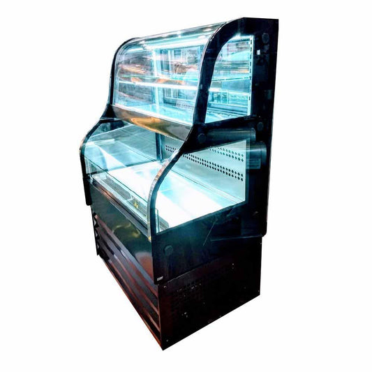 Masser RHNVCT 1500 FGAD Vitrina Dual Inferior Abierto Superior Cristal Curvo - Vitrinas Refrigeradas - Masser - KitchenMax Store