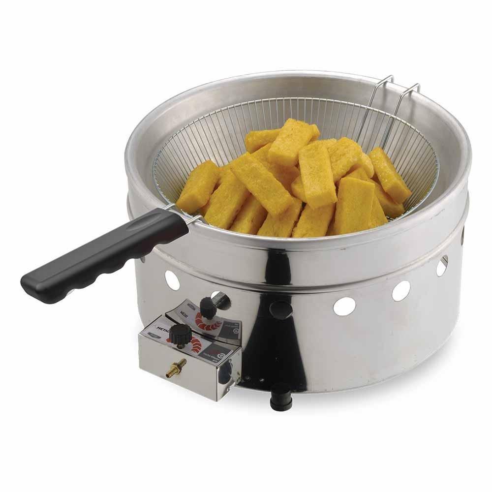 Metalcubas Tfrg3 Freidora A Gas 1 Canastilla 3 Lts. Acero Inoxidable - Freidores - Metalcubas - KitchenMax Store