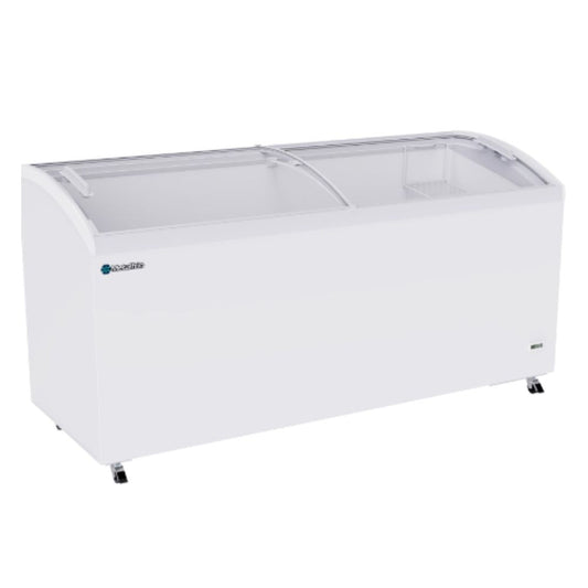 Metalfrio CHC600 Congelador Horizontal 2 Puertas Cristal Curvo Corredizas -  - Metalfrio - KitchenMax Store